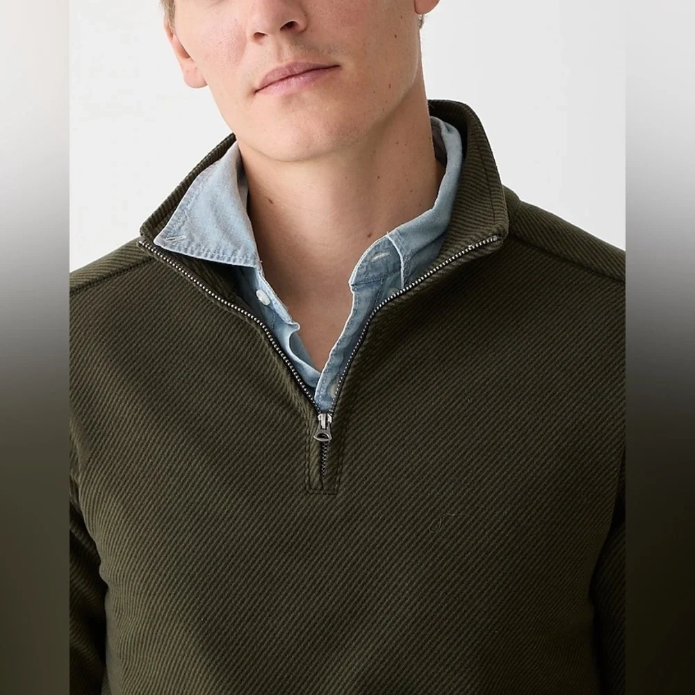 J Crew Seaboard soft-knit half-zip BV638